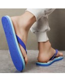 Flip Flops Men Outdoor Casual Flat Non-slip Beach Slippers  Soft Sole Sandals Summer Shoes Light Slides 2023